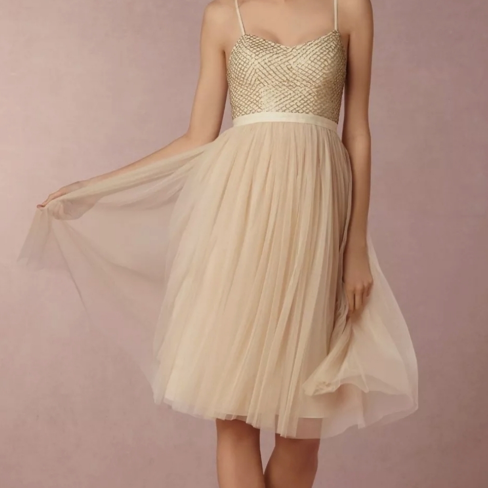 Needle & Thread coppelia tulle dress